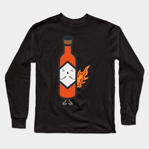 Chilli Sauce Long Sleeve T-Shirt by thingsandthings